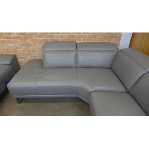 1507 - 2 piece Medium Grey Left hand Sectional sofa, Original RRP - £1833.33 + VAT (4161- 13) *This lot is ... 