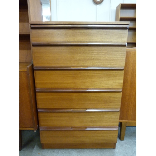 29 - An Avalon teak chest of drawers