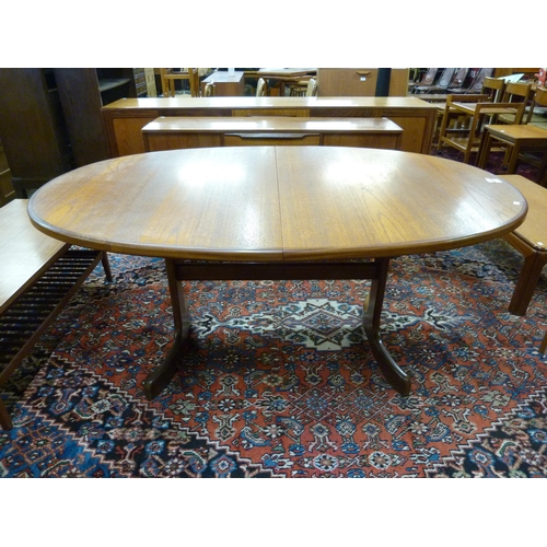 4 - A G-Plan Fresco teak extending dining table