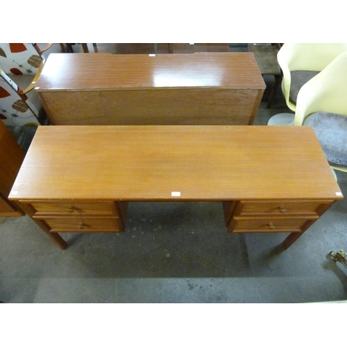 43 - A G-Plan teak desk