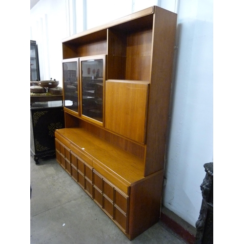 54 - A McIntosh teak wall unit