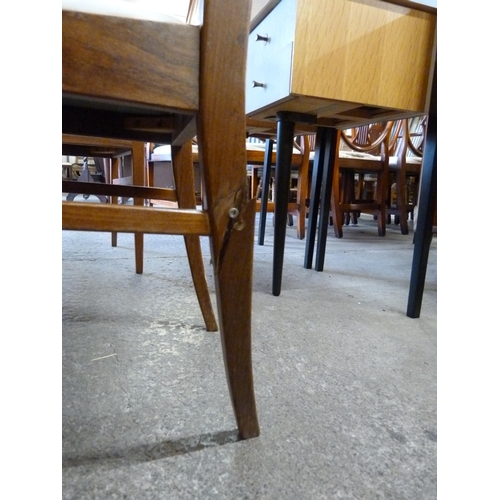 70D - A set of four G-Plan Brasilia teak dining chairs, one a/f