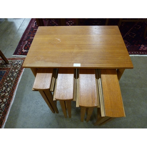 9 - A Poul Hundevad teak nest of tables