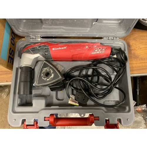 2009 - Einhell Multimaxx multitool with detail sander head in case