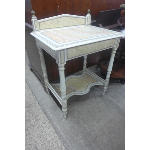 149 - A Victorian Scottish painted mahogany washstand