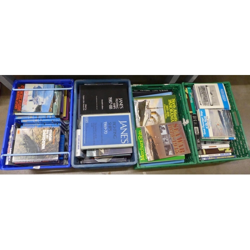 1148 - Four boxes of books on ships including military related **PLEASE NOTE THIS LOT IS NOT ELIGIBLE FOR P... 