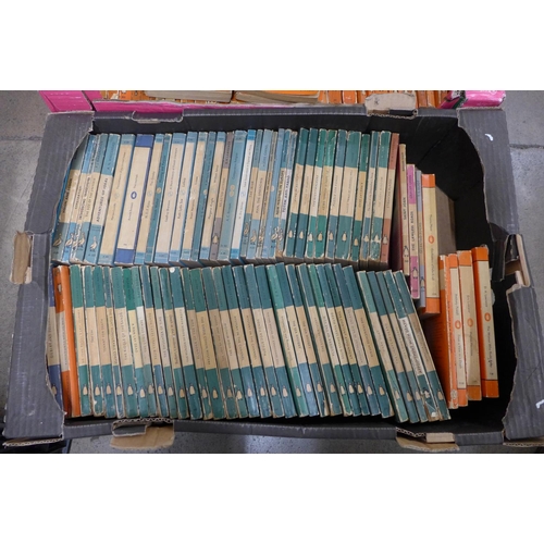 1156 - Three boxes of vintage Penguin books, circa 1950's **PLEASE NOTE THIS LOT IS NOT ELIGIBLE FOR POSTIN... 