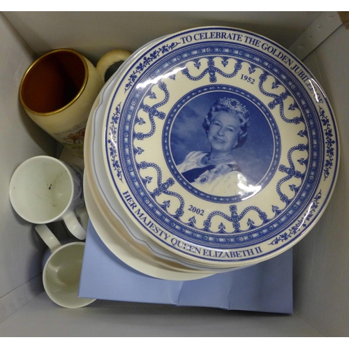 1163 - A collection of china including Royal commemorative items **PLEASE NOTE THIS LOT IS NOT ELIGIBLE FOR... 