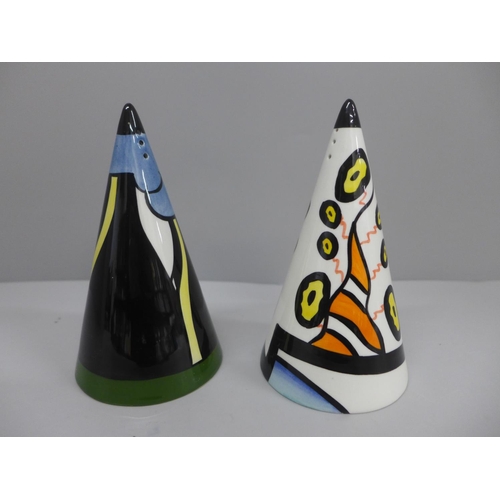 624 - Two Lorna Bailey sugar shakers