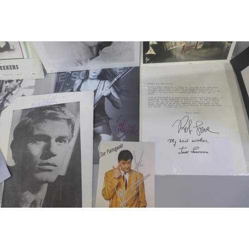 690 - Autograph selection, Al Pacino, Rob Lowe, Jack Lemmon, Burt Kwok, etc.