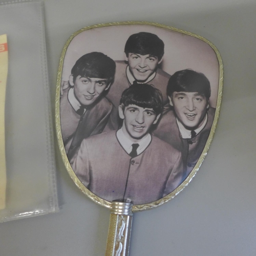 697 - The Beatles selection; guitar brooch set (5) by Invicta Plastics, (Bought by vendor in bulk direct f... 