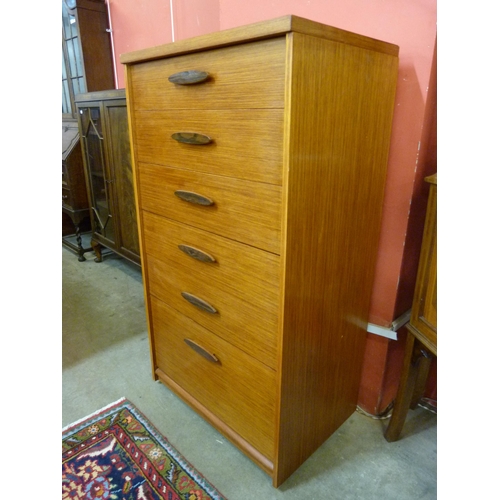 49A - An Austin Suite teak chest of drawers