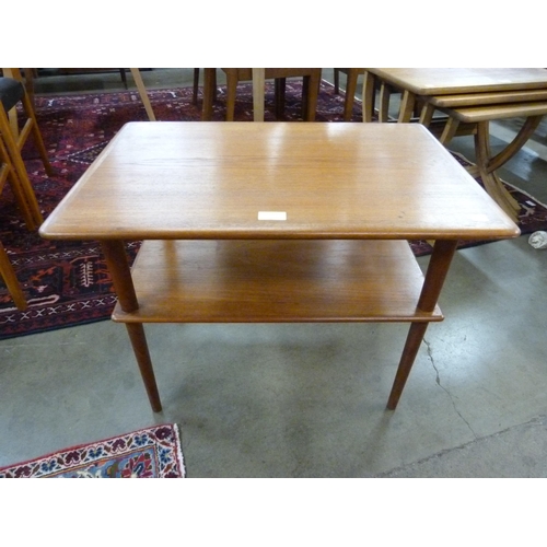 72 - A Danish Elsteds Mobelfabrik teak two tier coffee table