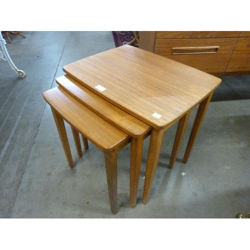 74 - A Danish teak nest of tables