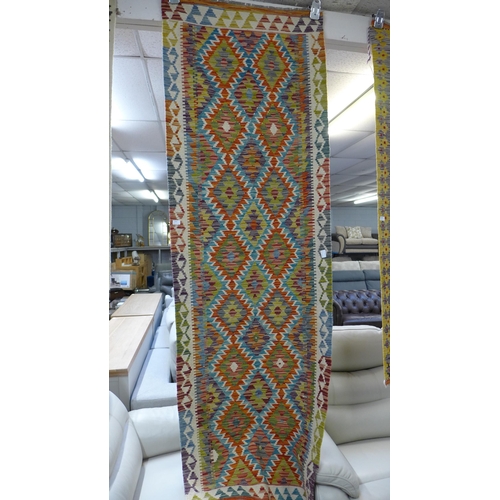 1489 - A Chobi Kilim runner 250 x 81cm