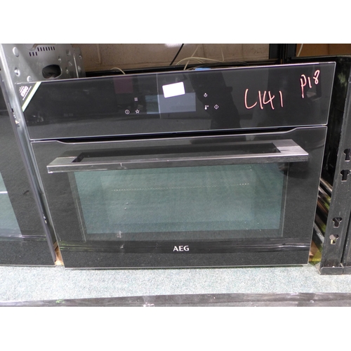 3012 - AEG Combi Microwave H455xW595xD567  - model no KMK768080B  Original RRP £749.17inc. vat (371-141)   ... 