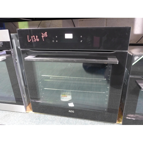 3013 - AEG Multifunction Oven H594xW595xD567  - model no BPK748380B  Original RRP 757.5inc. vat (371-136)  ... 