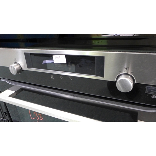 3014 - AEG Single Pyrolytic Oven with SteamBake H594xW595xD567  - model no BPK556220M  Original RRP 657.5in... 