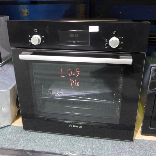 3016 - Bosch Serie 2 Single Oven H595xW594xD548  - model no HHF113B.0B  Original RRP 299.17inc. vat (371-29... 