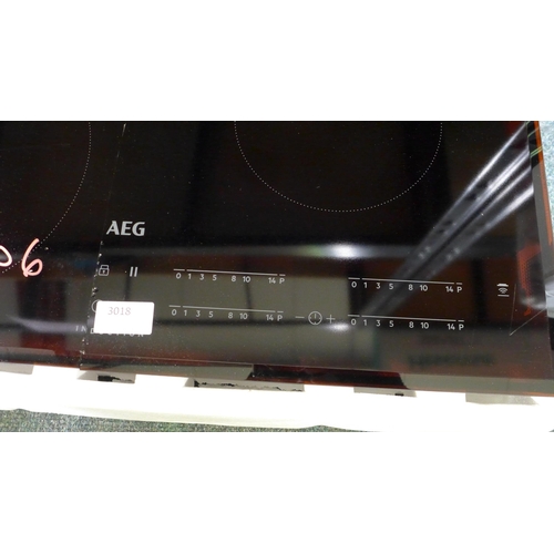 3018 - AEG 4 Zone Induction Hob H44xW590xD520 - model no IKB64401FB  Original RRP 340.83inc. vat (371-31)  ... 