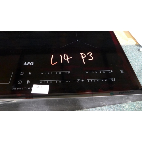 3019 - AEG 4 Zone induction hob - Model - IKE644/FB (371-14)   * This lot is subject to vat