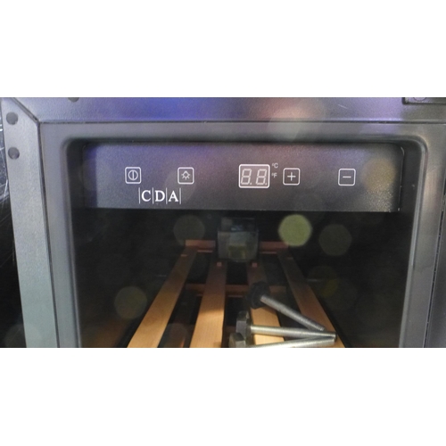 3024 - CDA Under Counter Wine Cooler  H820xW295xD570 - model no FWC3045S  Original RRP 358.33inc. vat (371-... 