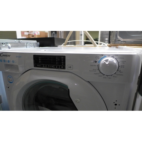 3031 - Candy Integrated Washing Machine (8kg) H820xW600xD525  - model no CBW 48D1E  Original RRP 314.17inc.... 