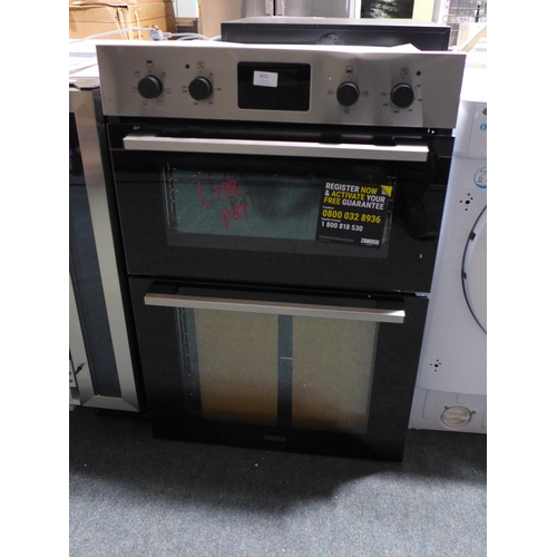 3032 - Zanussi Built In FanCook Double Oven H888xW594xD568  - model no ZKHNL3X1  Original RRP 382.5inc. vat... 