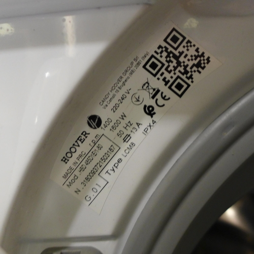 3037 - Hoover H-Wash & dry 300 Lite (8 + 5kg) Washer/Dryer - Model HBD485DIE AP.WD.HVR.004 (PB) * this lot ... 