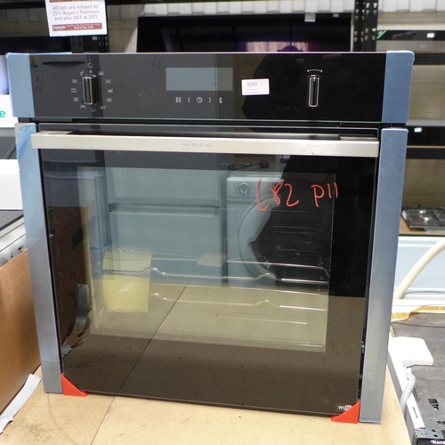 3040 - Neff N50 Single Pyrolytic Oven - Slide & Hide with Home Connect H595xW594xD548 - model no B6ACH7HH0B... 