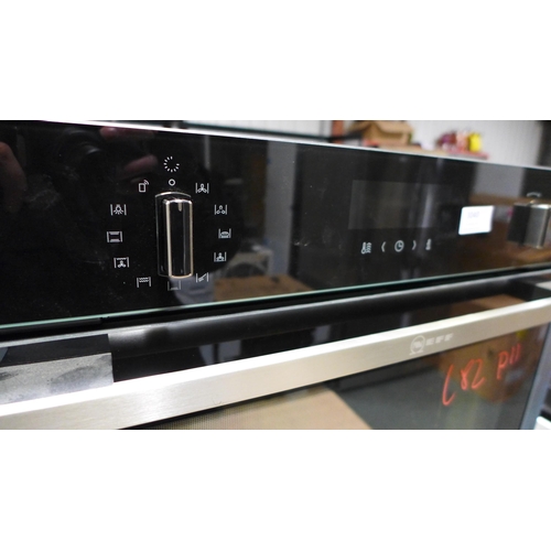 3040 - Neff N50 Single Pyrolytic Oven - Slide & Hide with Home Connect H595xW594xD548 - model no B6ACH7HH0B... 