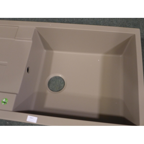 3067 - Blanco Composite Truffle Coloured Sink & Drainer - no code - no model (PA) * this lot is subject to ... 