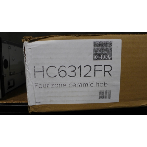 3078 - CDA 4-Zone Ceramic Hob - Model HC6312fR Ap.HO.CDA.163 (P10) * this lot is subject to VAT