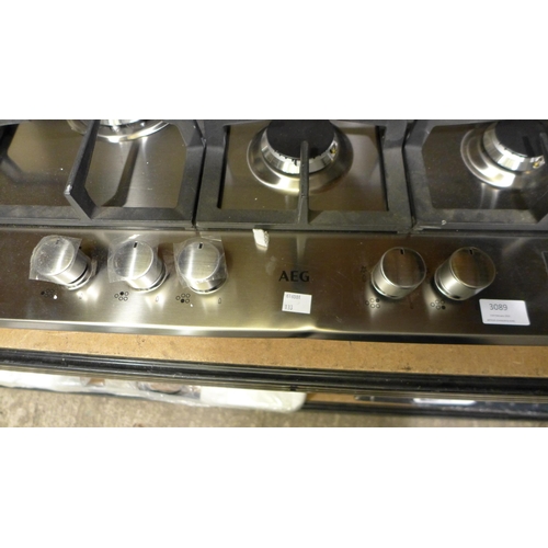 3089 - AEG 5-Zone Gas Hob - Model KIN85NPfOG AP.HO.AEG.370 (P29) * this lot is subject to VAT