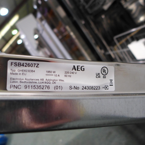 3123 - AEG Integrated Dishwasher - Model FSB42607Z Ap.DW.AEG.114 (P10) * this lot is subject to VAT