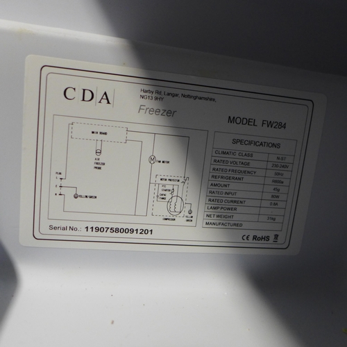 3125 - CDA Integrated Under Counter Freezer - Model FW284.Ap.fZ.CDA.169 (P1) * this lot is subject to VAT