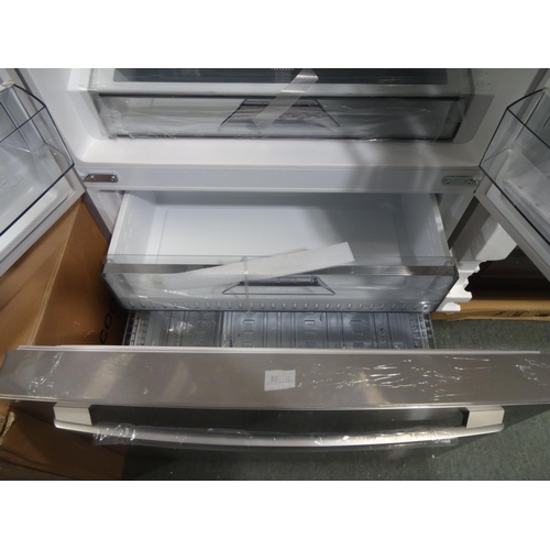 3159 - AEG Side By Side Brushed Steel Fridge Freezer - Model RMB86321NX AP.ff.AEG.136 (P28) * this lot is s... 