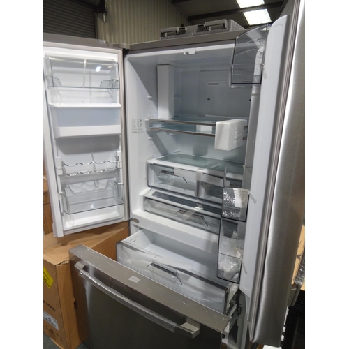 3159 - AEG Side By Side Brushed Steel Fridge Freezer - Model RMB86321NX AP.ff.AEG.136 (P28) * this lot is s... 