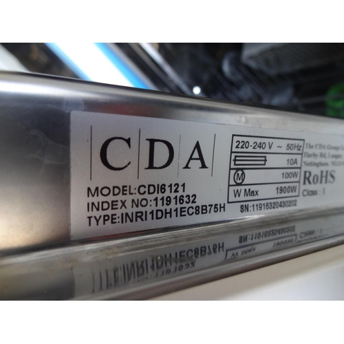 3165 - CDa Integrated Dishwasher - Model CDI6121 AP.DW.CDA.183 (PB) * this lot is subject to VAT