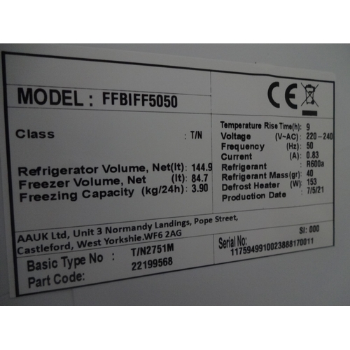 3167 - 50/50 Fridge Freezer - No Brand/Model ffB1ff5050 AP.ff.APL.001 (P29) * this lot is subject to VAT