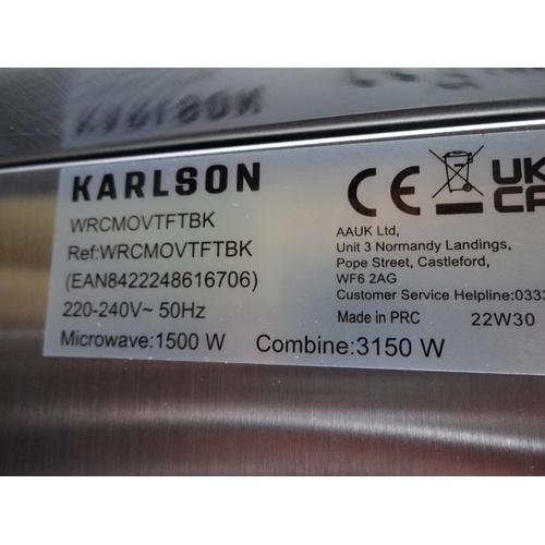 3170 - Karlson Combi Microwave - Model WRCMOVTfTBK AP.MW KRL.002 (P22) * this lot is subject to VAT