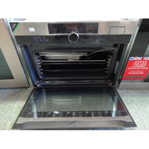 3176 - AEG Compact Steam Oven - Model KSK89222OM AP.OS.AEG.231 (P26) * this lot is subject to VAT