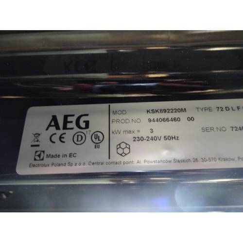 3176 - AEG Compact Steam Oven - Model KSK89222OM AP.OS.AEG.231 (P26) * this lot is subject to VAT