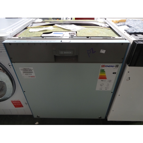 3186 - Bosch Perfect Dry Integrated Dishwasher - Model SMD6ZCX60G AP.DW.BSC.163 (P2) * this lot is subject ... 