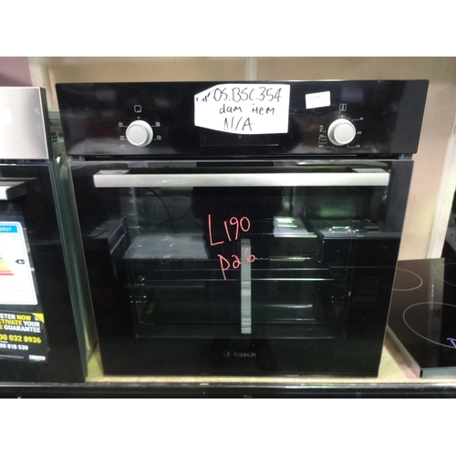 3230 - Bosch Serie 2 Single Oven H595xW594xD548  - model no HHF113BA0B  Original RRP 299.17inc. vat (371-19... 