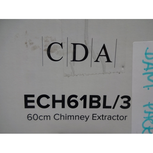 3235 - CDA 60CM Chimney Extractor - Model ECH61BL AP.CD.CDA.102 (P22), AEG Extractor - Model DGE5861HB AP.C... 