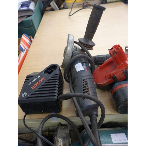 2020 - Bosch twin drill & charger plus angle grinder