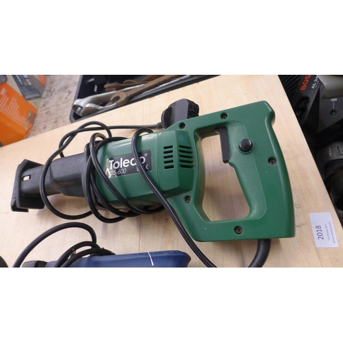 2026 - Joinery power tool bundle, all seen working and tried in the room W: Toledo TRS-600 240V/600W recipr... 