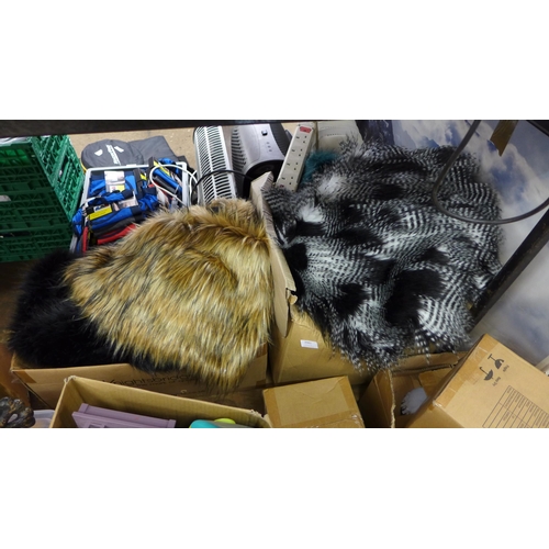 2082 - 5 Faux fur coats