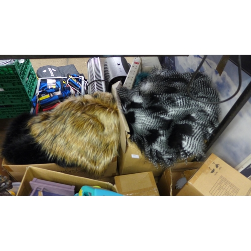 2082 - 5 Faux fur coats